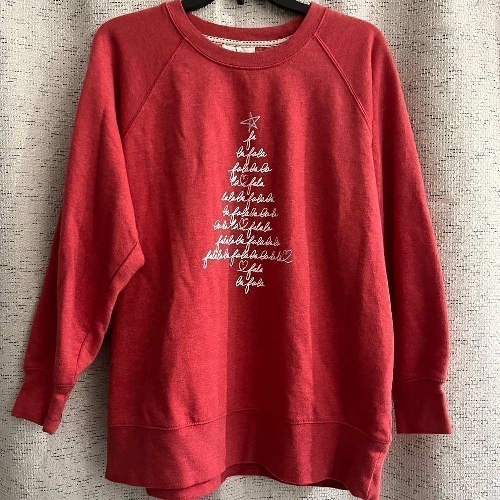 Style & Company Sweatshirt Crew Neck Size M